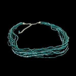 Turquoise Beaded Multi-strand Necklace​​